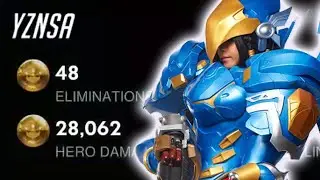 28K DMG! YZNSA + CYX! INSANE NANO PHARAH GAMEPLAY OVERWATCH SEASON 26 TOP 500