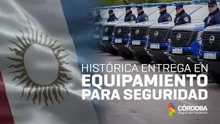 Inversión histórica en equipamiento para seguridad.