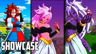 DRAGON BALL LEGENDS : ANDROID 21 SHOWCASE WITH EVIL TRANSFORMATION!!!