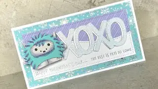 Altering die cuts to create a card with Kara