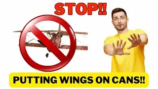 STOP putting wings on soda cans: START building REAL soda can airplanes