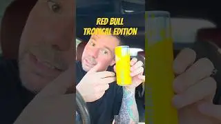 Red Bull Tropical Edition&hellip; one sip and I&rsquo;m either on a beach or wide awake questioning my life