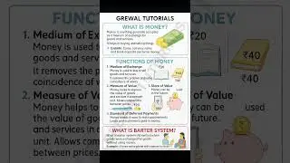 what is money #function of money # what is barter system #easy way to learn money #macro economics