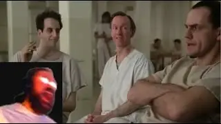 Forsen reacts to One Flew Over The Cuckoo's Nest 1975 Best scene