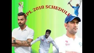 ipl schedule 2018