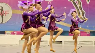 Majorettes *FENIX Radlin* - mini BATON juniors - XX European Majorette Championship - Monza 2025