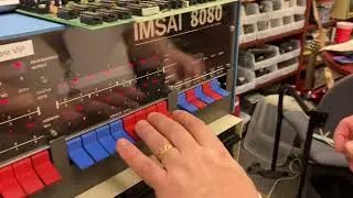 IMSAI 8080 Stop Switch Refuses to Stop Processor (Altair 8800 clone, Retrofuturistic Hardware VIP)