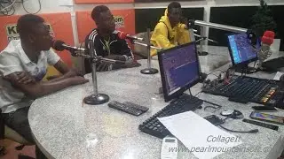 Kwahu Best Artists Yharw Bills, Wan Tym With Their Manager Live On Kingdom FM 105.7 - @Nkawkaw.