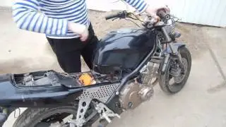 Honda cb-1 завожу после зимы