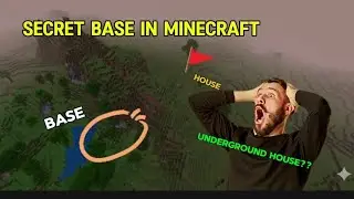 😱I Built a Base NO ONE Can Find (Minecraft Secret Base)#minecraft #trending 