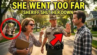 HOA Karen Tried Harassment &mdash; Sheriff Intervened Immediately. HOA trending video, HOA drama, HOA ,