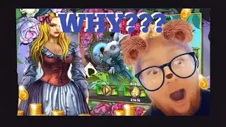 ALICE IN WONDERLAND (slot machine ) how I love to play