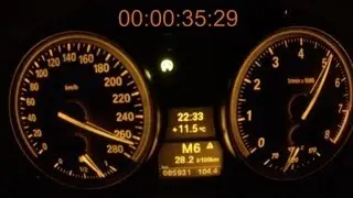 BMW E90 335i acceleration 100-268km/h top speed
