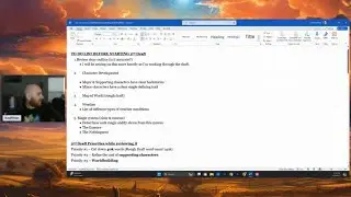 Live editing development session | a writer coach's process | #TheLastScarecrow | KW 177