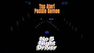 Top Atari Paddle Games #5 Night Driver #retrogaming #atari #shorts #arcade #80s #racing #2600 #retro