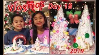 Vlogmas Day 18 2019 How to make Christmas Tree out of Ice cream cone