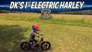 Harley IRONe 16 Electric Bike for Kids -First Ride