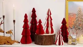 Personalized Two-Toned Christmas Tree Decorations (6 PCS)