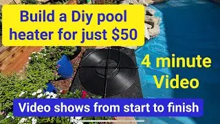DIY solar pool heaters for in ground pools