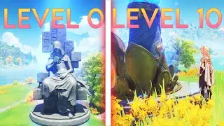 Maxing Out Liyue's Statue of The Seven (Level 0 to Level 10) | Genshin Impact