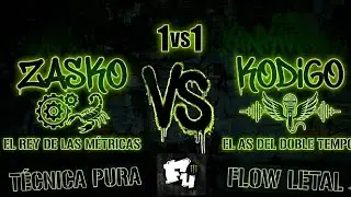 👽  &iquest;TECNICAS vs FLOW ?🌊 | ZASKO vs KODIGO | &iexcl;Duelo de Estilos en FU! 🔥
