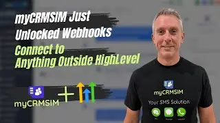 myCRMSIM Just Unlocked Webhooks: Connect to Anything Outside HighLevel 🤙