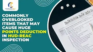 Commonly Overlooked Items that may cause huge points deduction in HUD-REAC Inspection