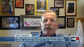 Health experts: vaccinations rates are down as Ohio reports first measles case