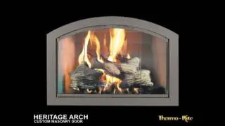 Heritage Arch Fireplace Glass Doors | Brick Anew