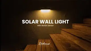 Litehouse Solar Wall Light with Motion Sensor