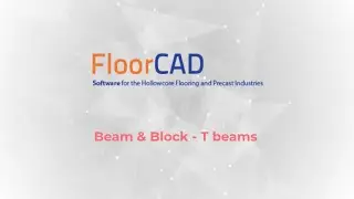FloorCAD &ndash; Beam & Block (T-Beam Design Software)