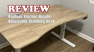 Radlove Electric Standing Desk Review: Ergonomic Home Office Setup (2025)