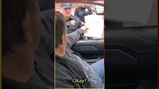 Ripping Ticket In Front Of Police After Mannequin Middle Finger Prank