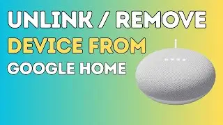 Google Nest Mini - How to Unlink or Remove Device from Google Home