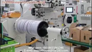 Precision Foil Winding Machine | Engineered for High-Voltage Coil Reliability.