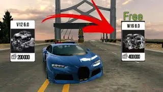 HOW TO GET FREE W16 ENGINE IN CAR PARKING MULTIPLAYER