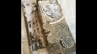 Tutorial | how to make a super easy journal Part 8 | closure and finished flip through