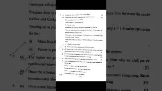 mechanical engineering paper rtu exam 6th semester