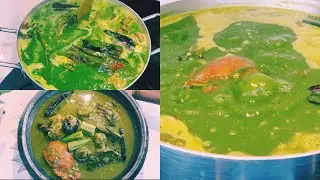The Best Ebunaebunu Nkwan  🇬🇭Green Soup Recipe- Kontomire Soup