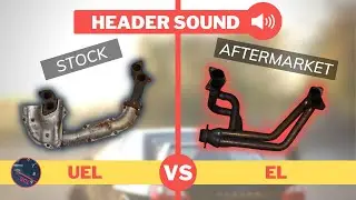 Stock UEL vs Aftermarket EL Header Sound Comparison (Outside, Inside) :: Subaru Impreza WRX STi