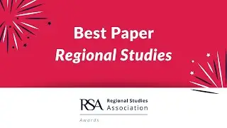2023 Regional Studies Best Paper Award