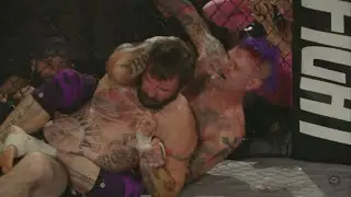 Bare knuckle MMA fight in Washington state