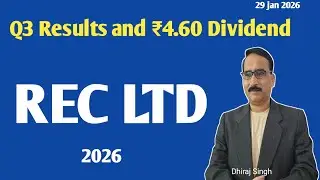 REC Share Q3 Results 2027 | Rec Stock ₹4.60 Dividend Details 2026 | Rec Stock Price Today 