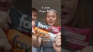 Taste Test der neuen Fayn Riegel als nicht Influencerin 🍫🥨 #tastetest #fayn #proteinbar #highprotein