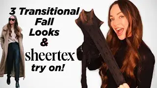 3 Fall Looks and How to Transition them for Colder Weather + SheerTex Try on!