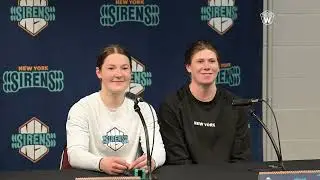 Ella Shelton & Abbey Levy Post-Game Interview | NY Sirens | 5-3-25 | Last Game