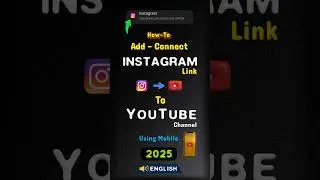Link Instagram to YouTube: How to Add IG Account URL to YT Channel About Section using Mobile Phone