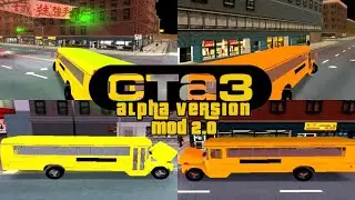 How To Drive School Bus in GTA 3 Alpha Version❔