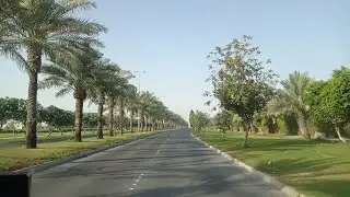 Road Trip | Amwaj Island To Galali Road Tour Trip Soo Beautiful Road View | Bahrain Road Tour