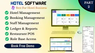 Hotel  Software Demo In 2025 | Order, Billing, Kitchen Queue, Customer Management & Thermal Bill |